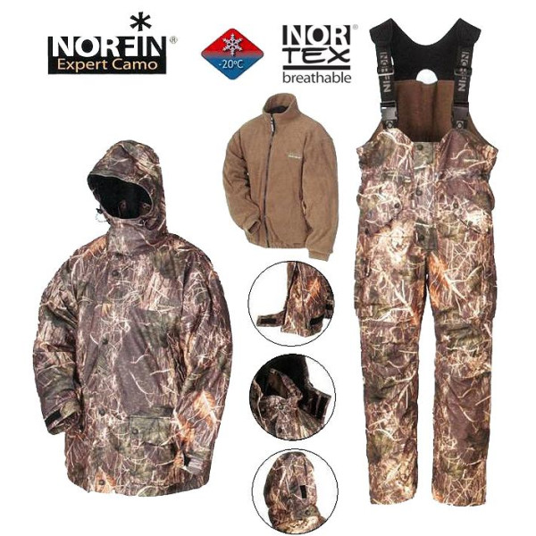 Костюм зимний NORFIN EXPERT CAMO в Челябинске