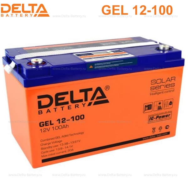 Аккумуляторная батарея Delta GEL 12-100 в Челябинске