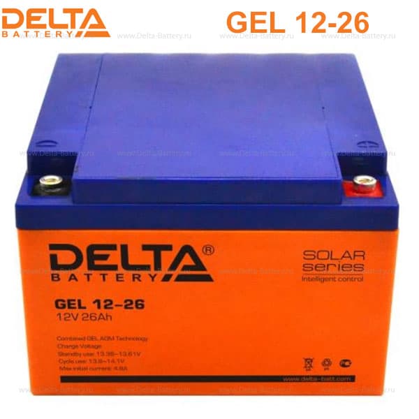 Аккумуляторная батарея Delta GEL 12-26 в Челябинске